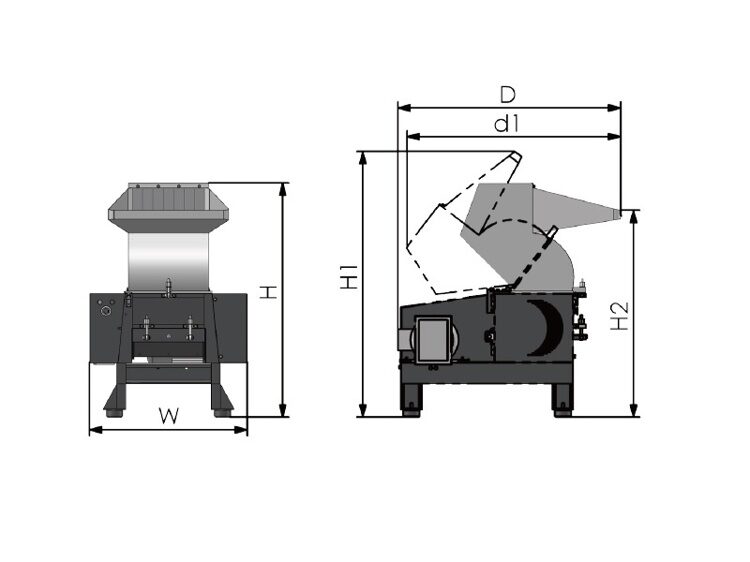 Дробилка для пластика HSS 300